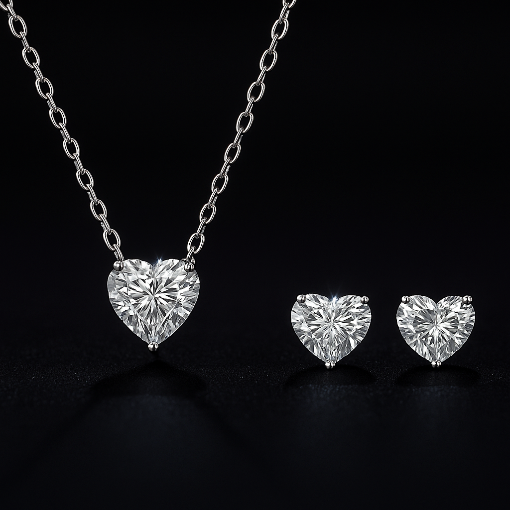 💖 The Eternal Heart Solitaire Set 💖