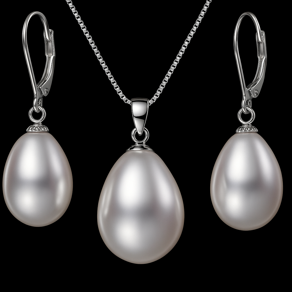 🤍 The Classic Pearl Drop Set 🤍